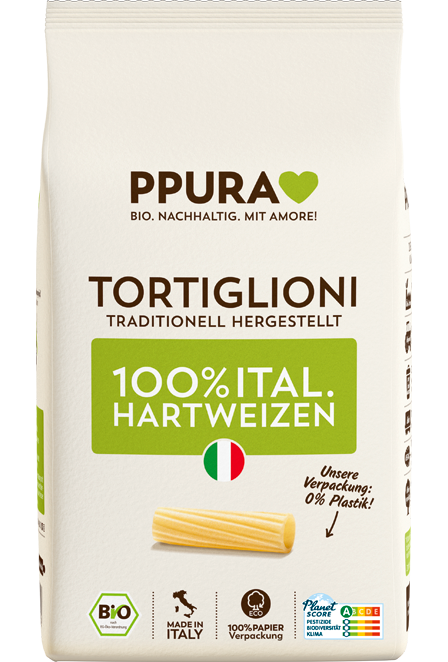 Pasta Bio Tortiglioni Front