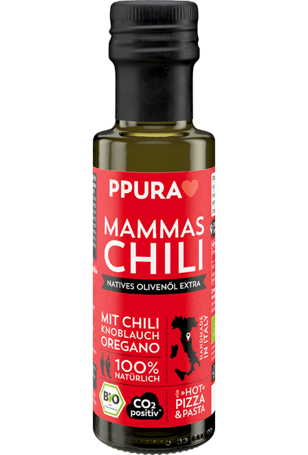 PPURA Bio Olivenöl Chili Front