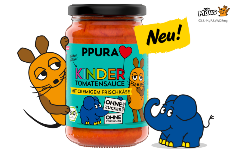 Neu Ppura Kindertomatensauce DieMaus